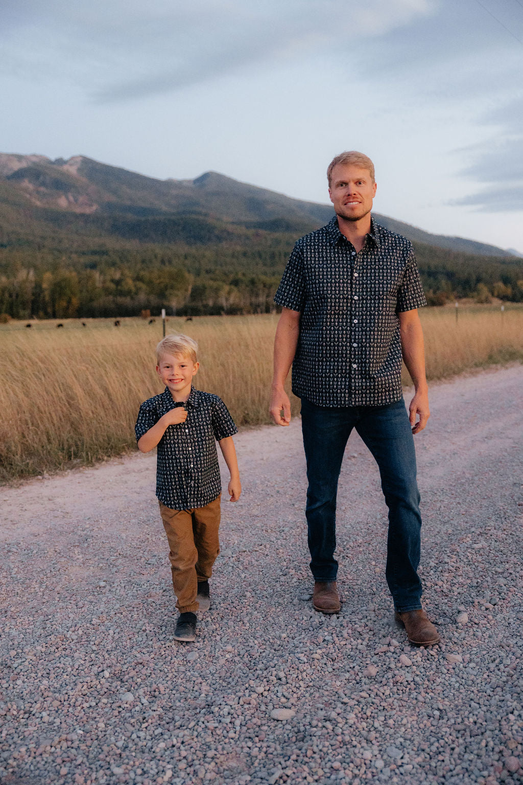 Woodland Creatures Kid's Button Down Shirt