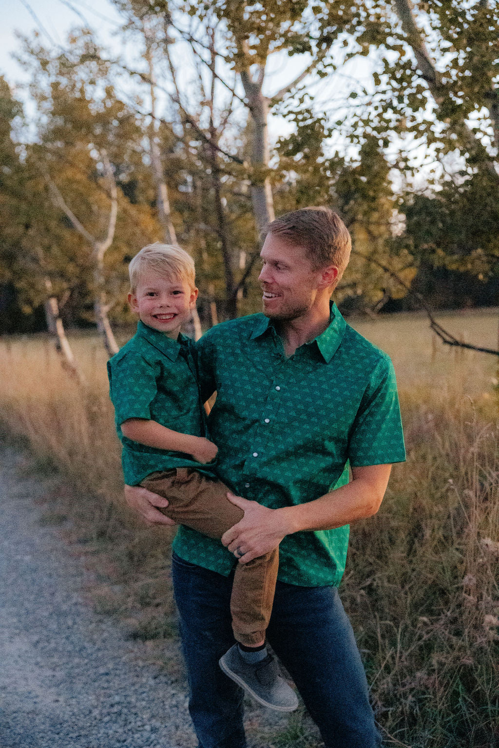 Logo Kid's Button Down Shirt