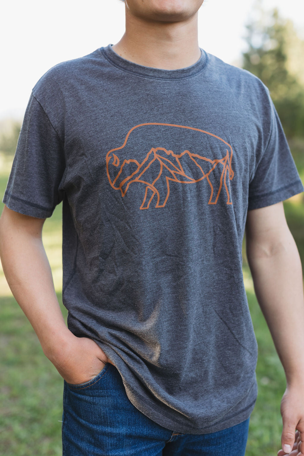 Bison-Wahcan Adult Tee