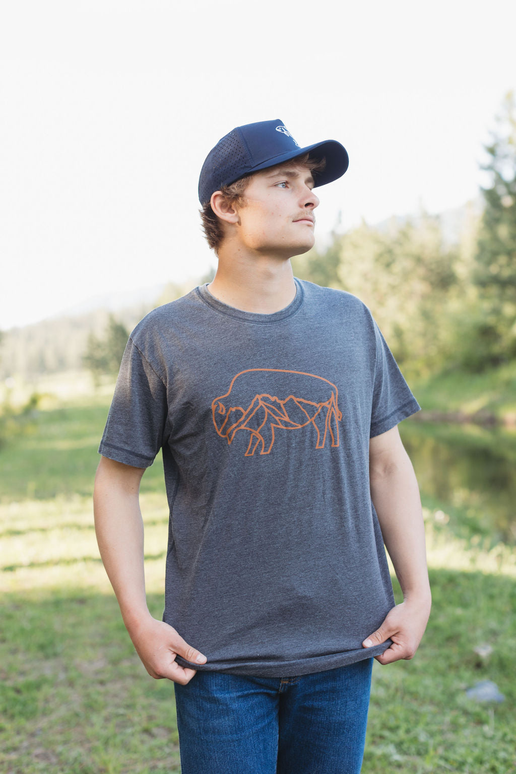 Bison-Wahcan Adult Tee