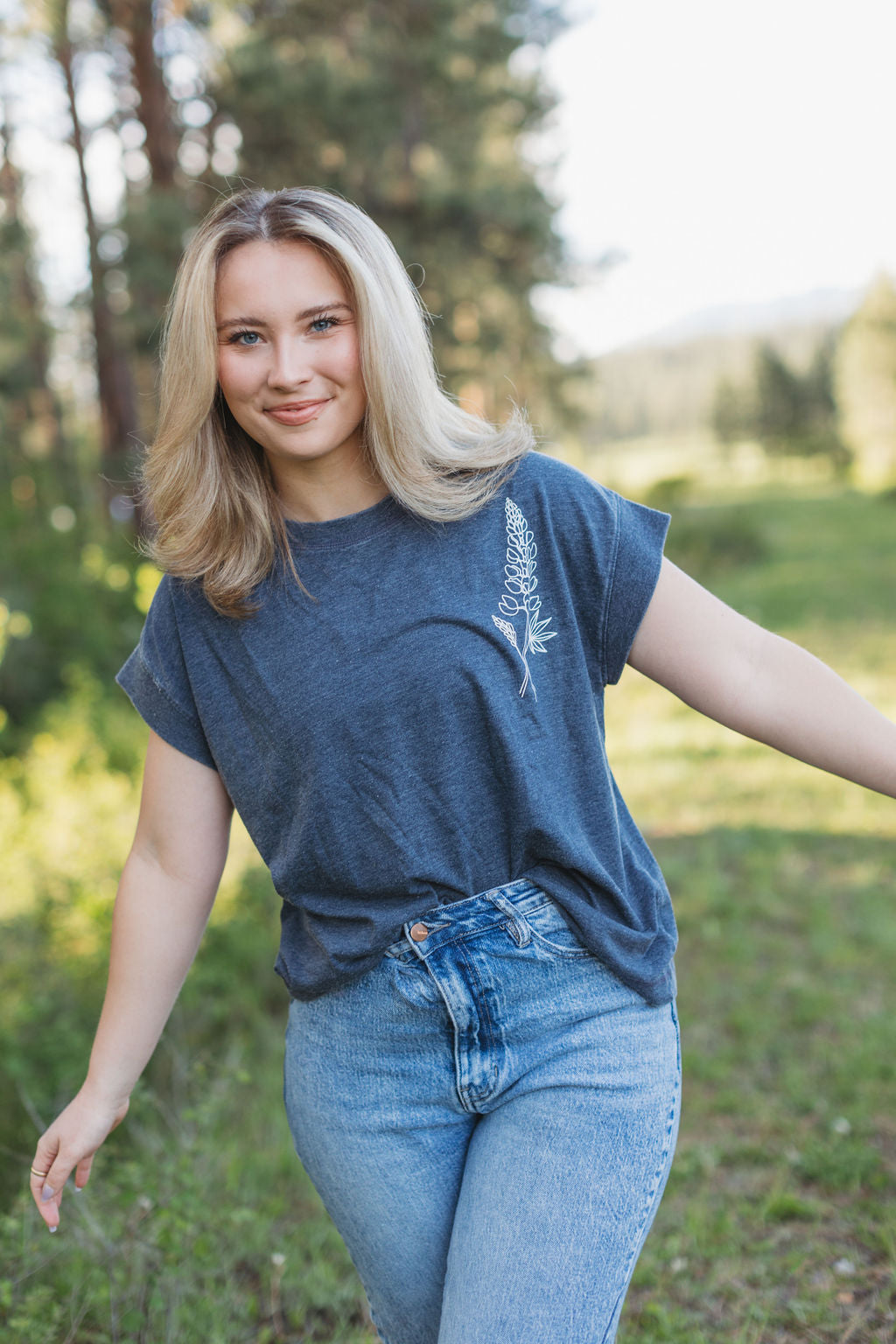 Wild Lupine Ladies Tee