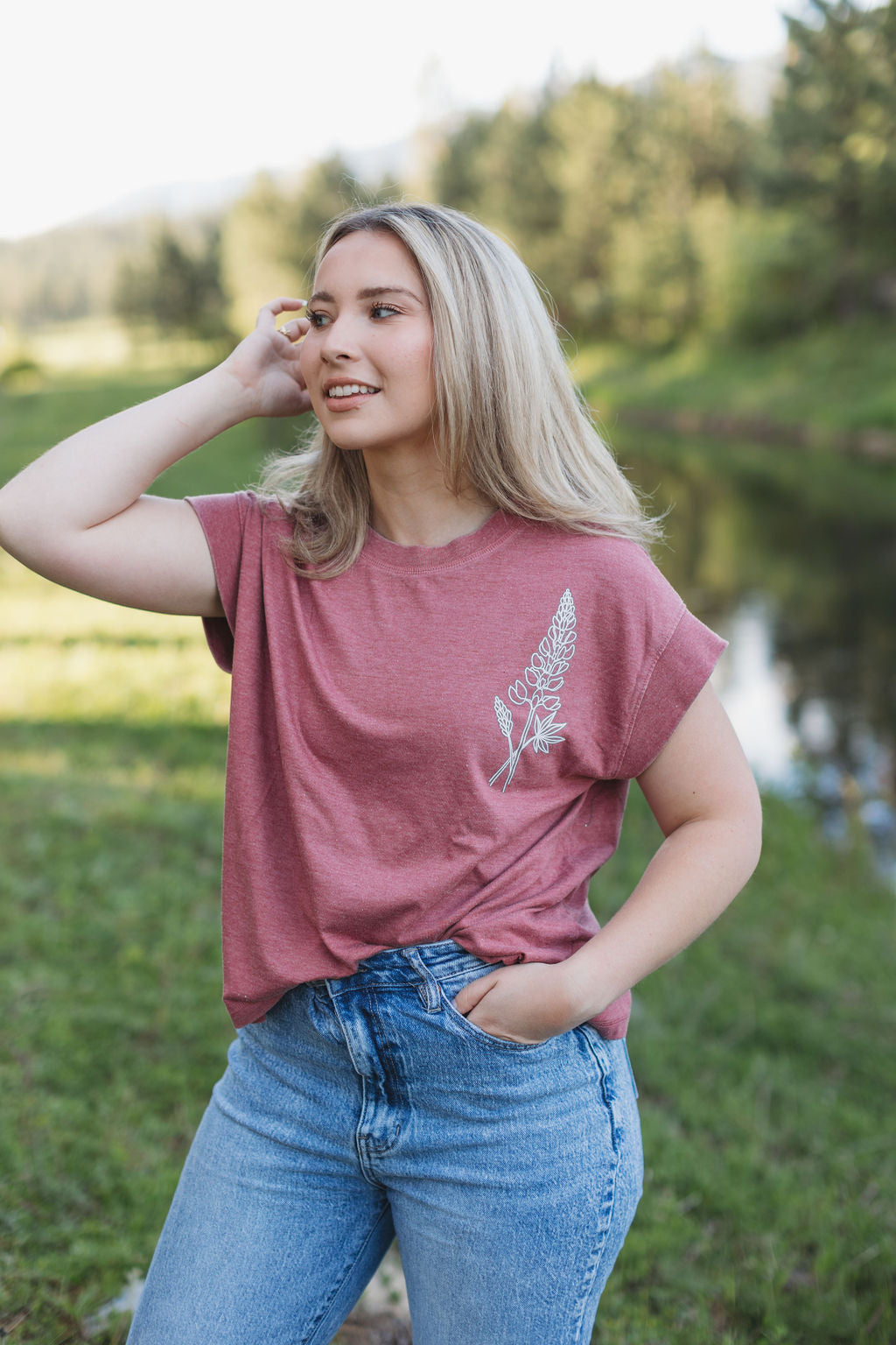 Wild Lupine Ladies Tee