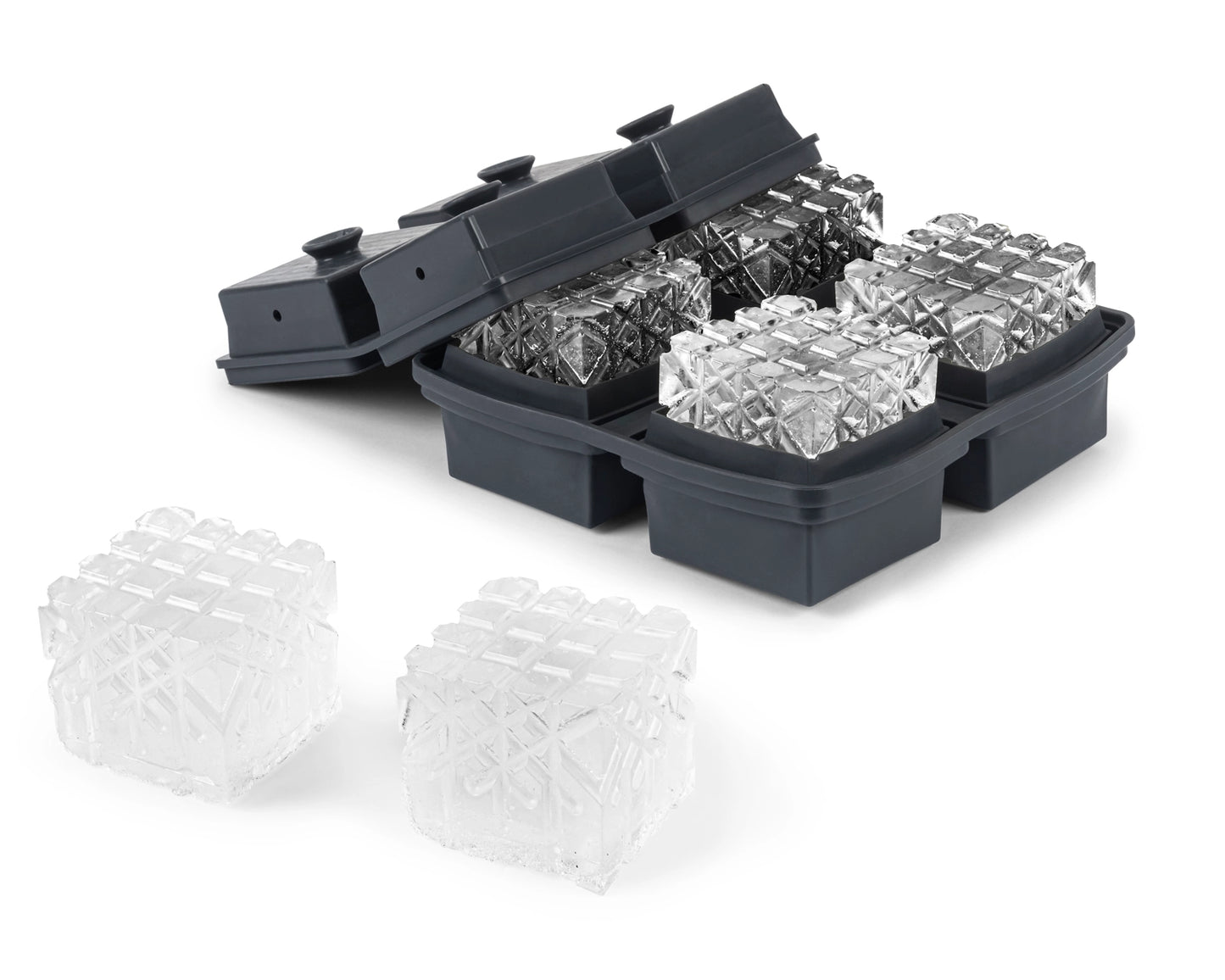 Cocktail Ice Cube Silicone Ice Tray- Crystal