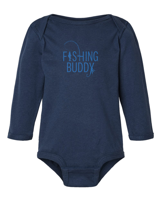 Fishing Buddy Long Sleeve Onesie