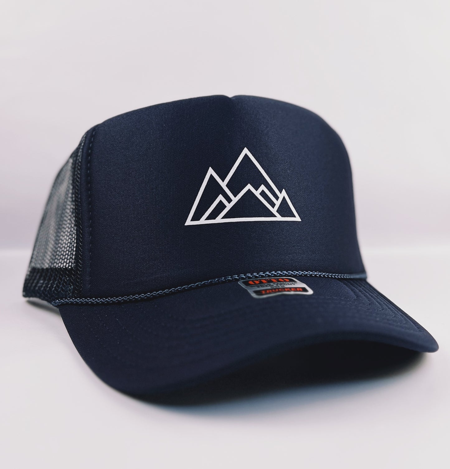 Logo Adult Trucker Hat- Navy