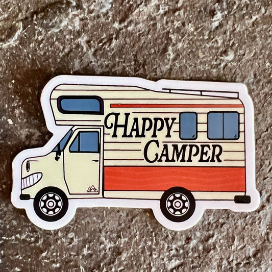 Happy Camper Sticker