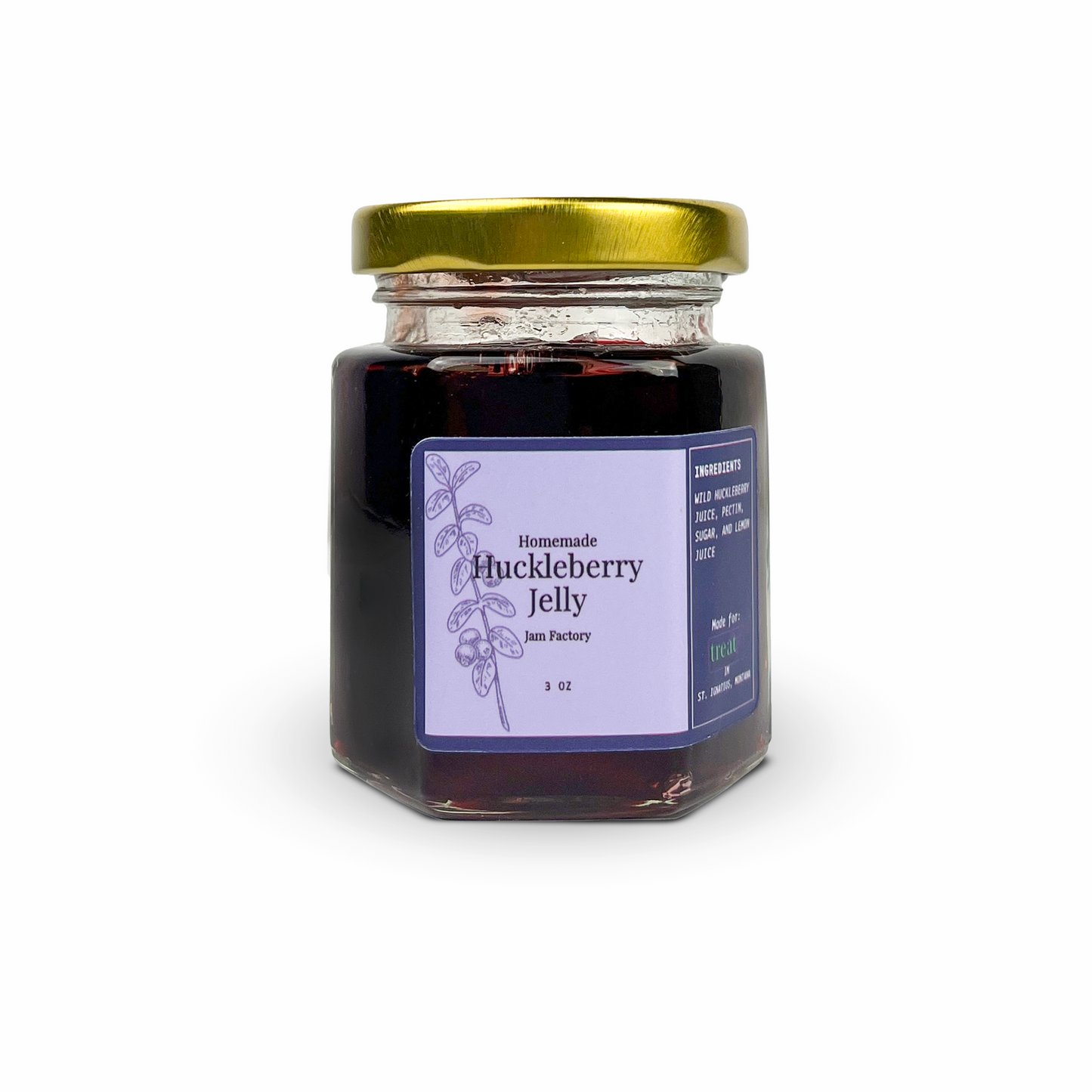 Homemade Huckleberry Jelly 3oz