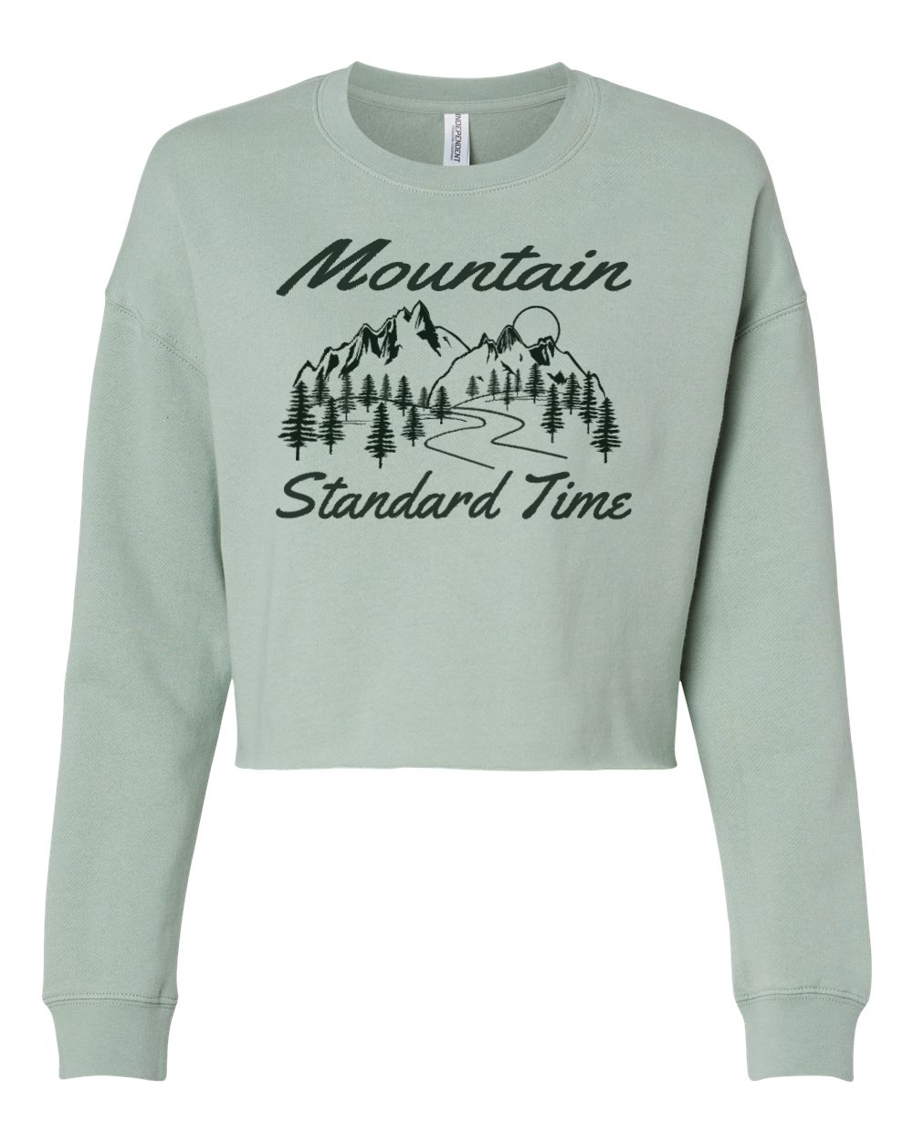 Mountain Standard TIme Ladies Cropped Crew