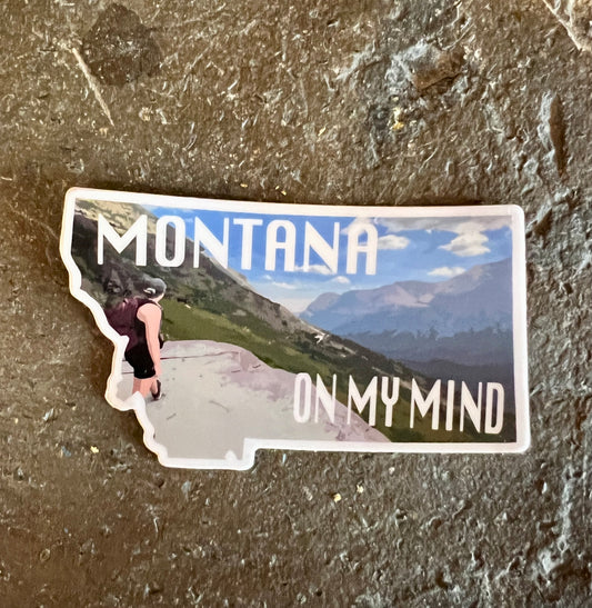 Montana On My Mind Sticker