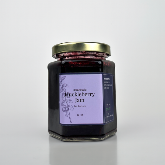 Homemade Huckleberry Jam 12oz