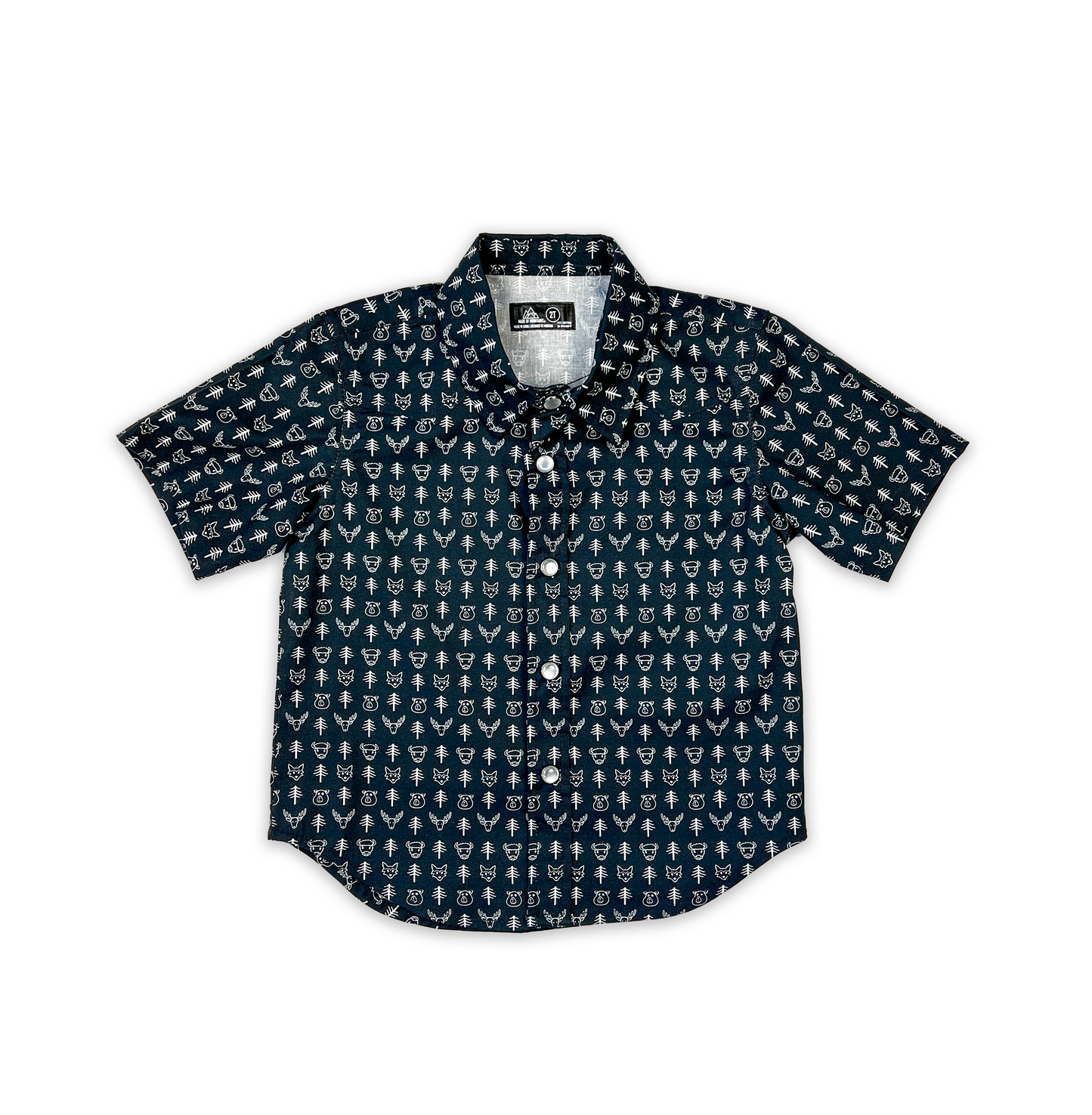 Woodland Creatures Kid's Button Down Shirt