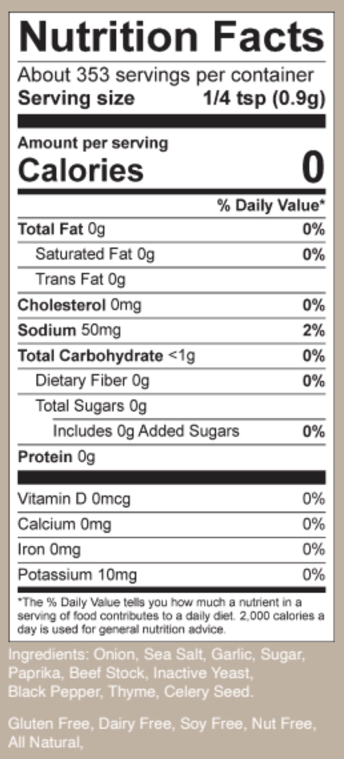 Onion Soup Mix- Standard