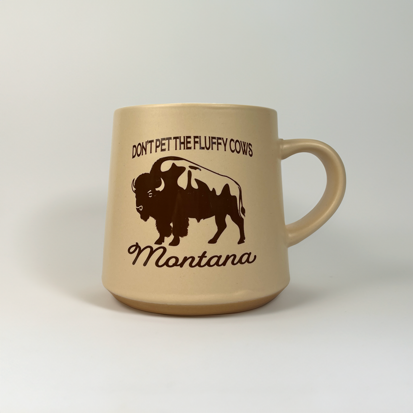 Don't Pet The Fluffy Cows Montana Mug