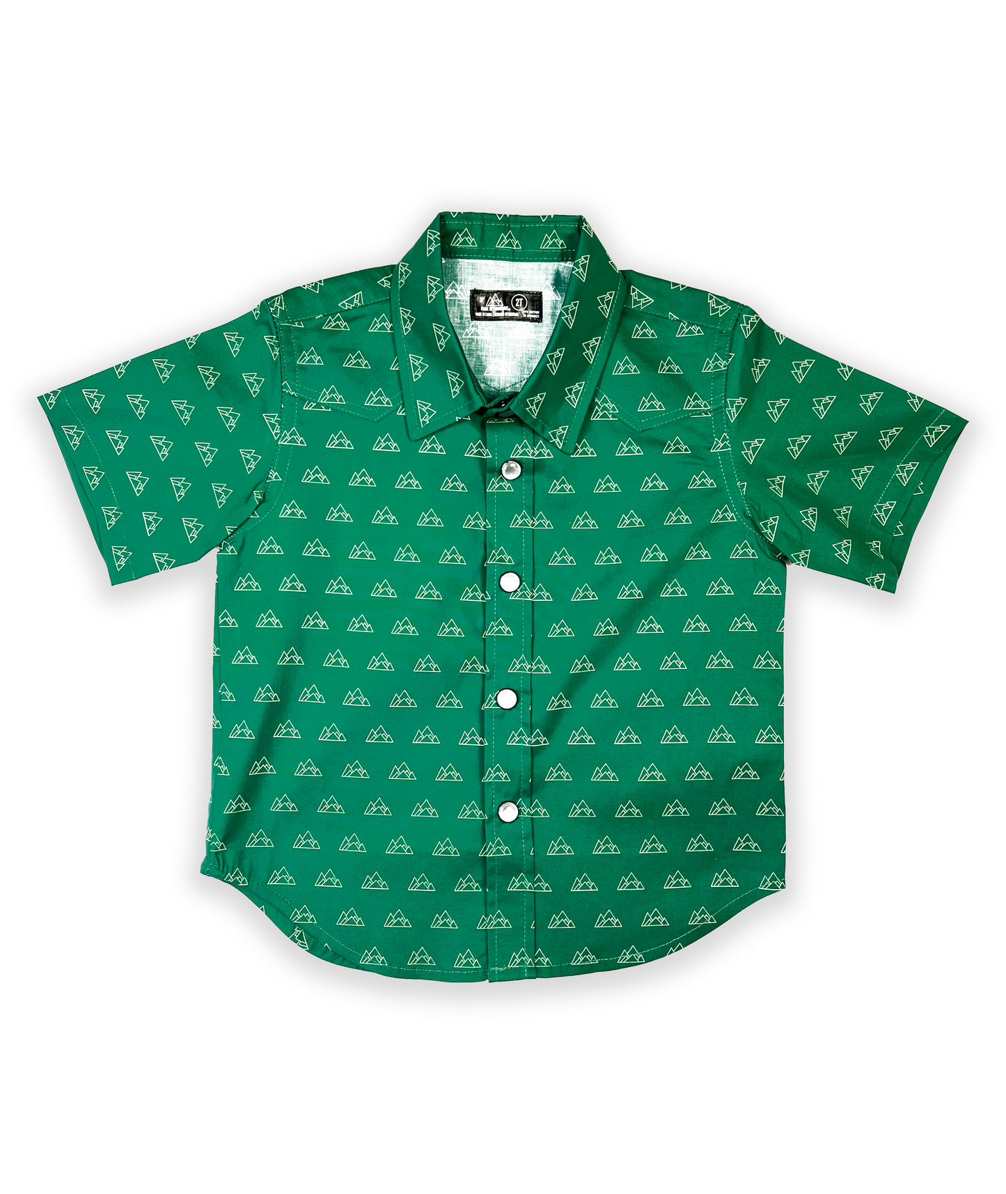 Logo Kid's Button Down Shirt