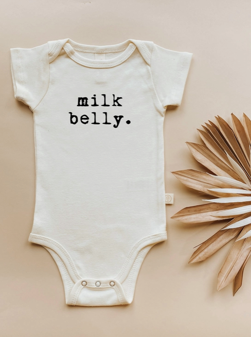 Milk Belly Organic Cotton Onesie