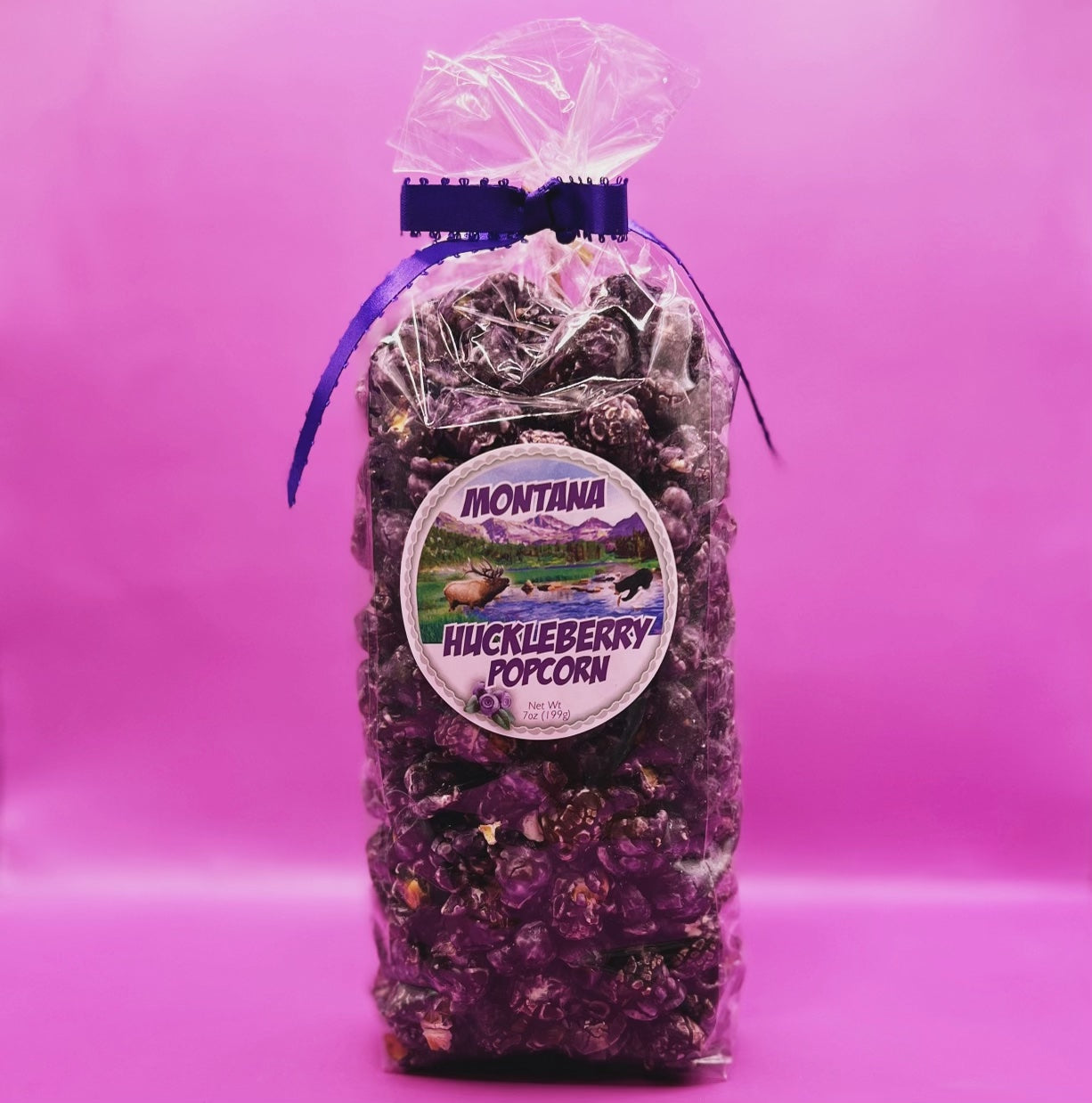 Wild Huckleberry Candied Popcorn-7 oz