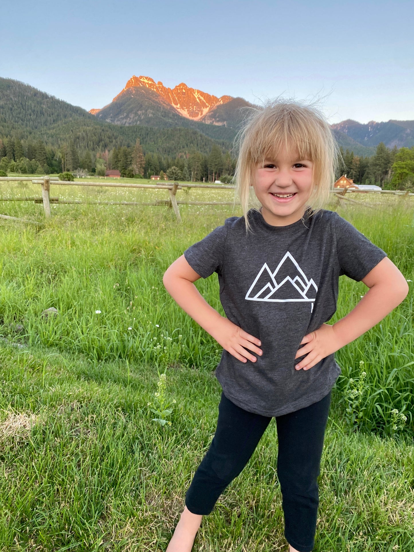 Made of Mountains Logo Kids Tee